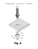 Apparatus for affixing a dock to an inboard mooring pole diagram and image