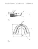 CONTINOUSLY ADJUSTABLE MANDIBULAR PROTRUSION SPLINT FOR TREATING SNORING AND OBSTRUCTIVE SLEEP APNOEA diagram and image