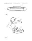 CONTINOUSLY ADJUSTABLE MANDIBULAR PROTRUSION SPLINT FOR TREATING SNORING AND OBSTRUCTIVE SLEEP APNOEA diagram and image