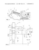 Rock breaking device, protection valve and a method of operating a rock breaking device diagram and image