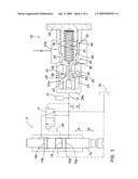 Rock breaking device, protection valve and a method of operating a rock breaking device diagram and image