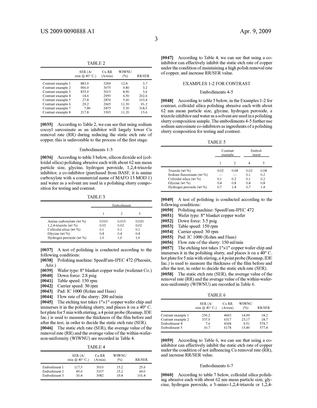 COMPOSITION AND METHOD USEFUL TO CHEMICAL MECHANICAL PLANARIZATION OF METAL - diagram, schematic, and image 04