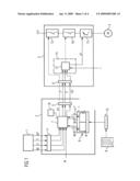 Electronic control device of an electrical drive system with redundant disconnection device diagram and image