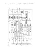 Vehicle power supply device diagram and image