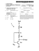 TEMPERATURE-SENSOR CIRCUIT, AND TEMPERATURE COMPENSATED PIEZOELECTRIC OSCILLATOR diagram and image