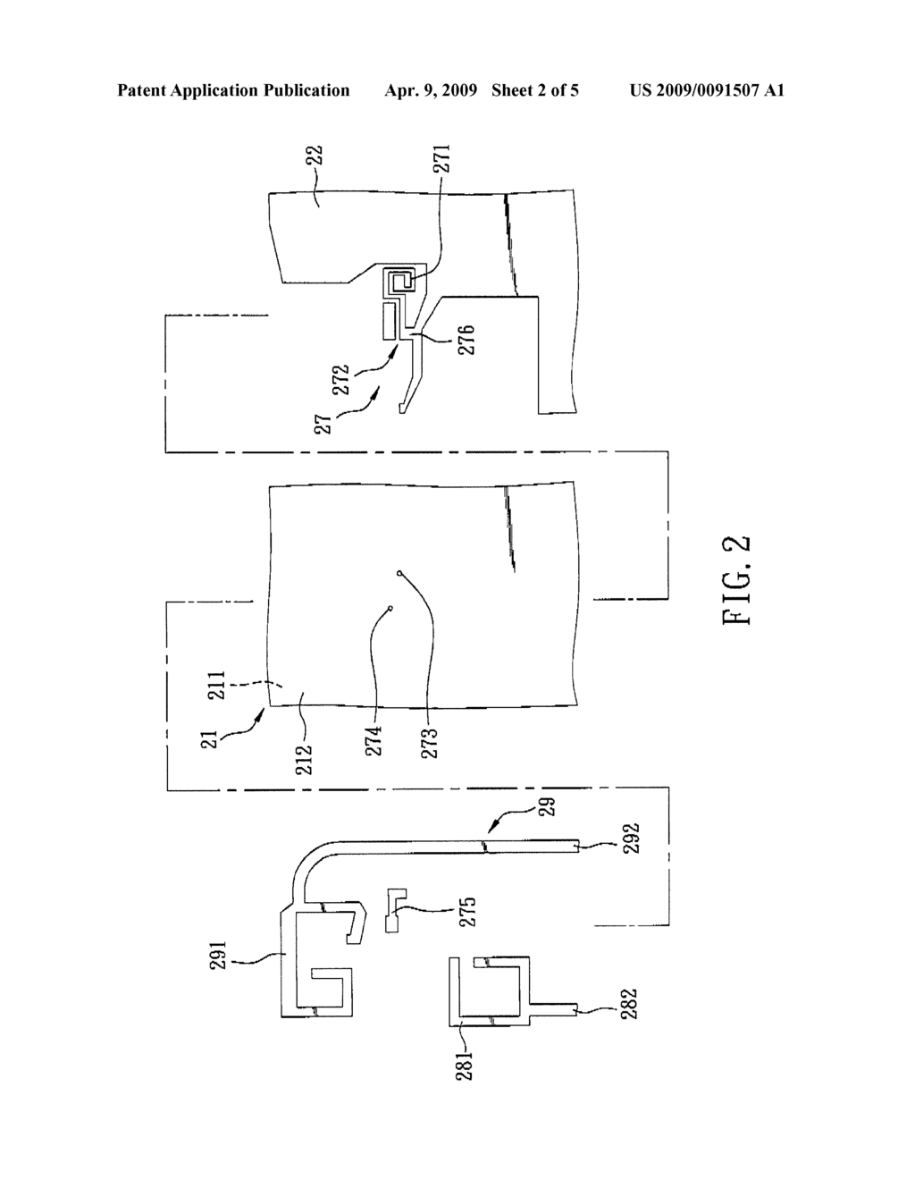 ANTENNA DEVICE WITH AN ISOLATING UNIT - diagram, schematic, and image 03