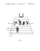 Apparatus and method for on-field virtual reality simulation of US football and other sports diagram and image