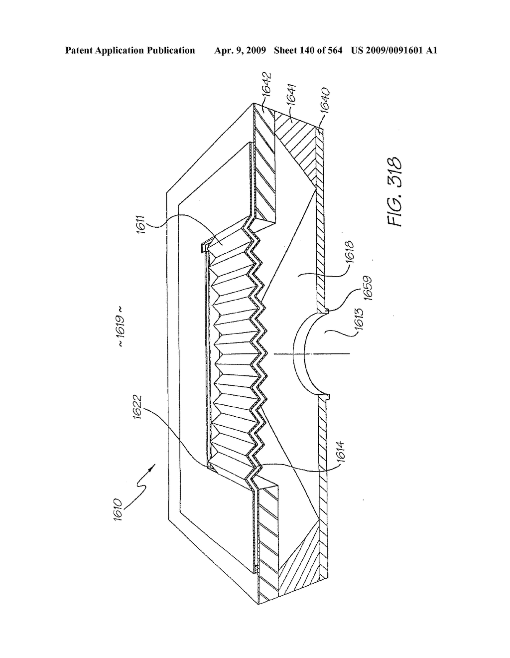 Inkjet Nozzle Utilizing Electrostatic Attraction Between Parallel Plates - diagram, schematic, and image 141