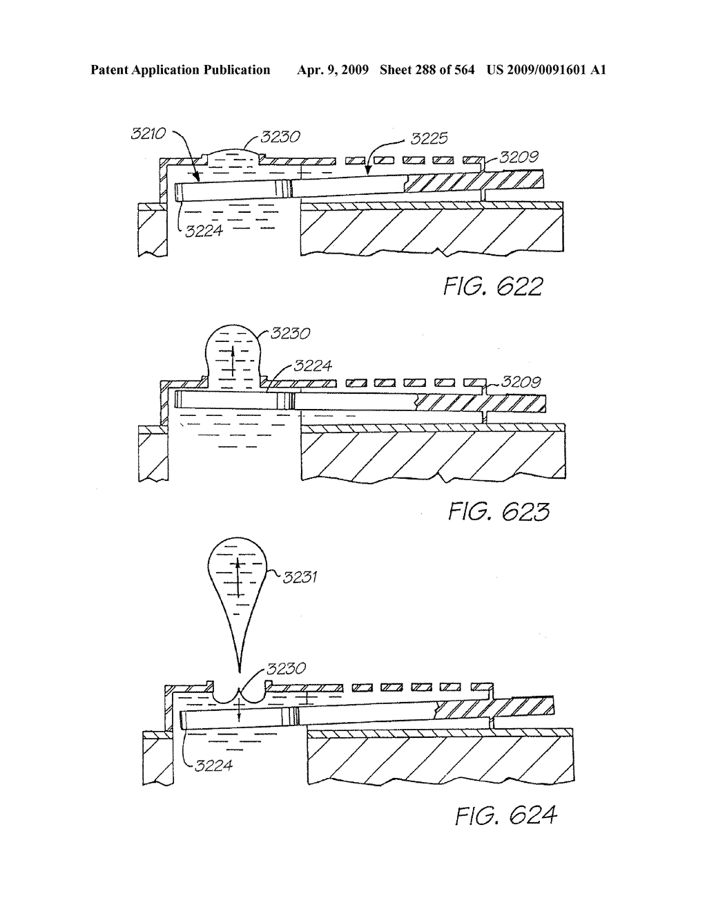 Inkjet Nozzle Utilizing Electrostatic Attraction Between Parallel Plates - diagram, schematic, and image 289