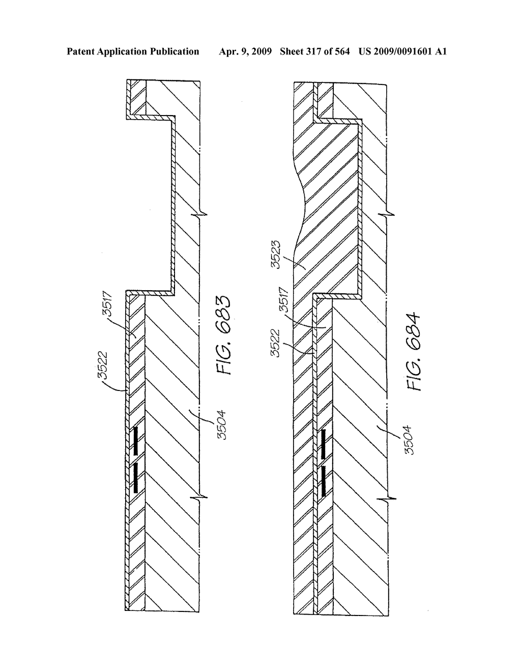 Inkjet Nozzle Utilizing Electrostatic Attraction Between Parallel Plates - diagram, schematic, and image 318