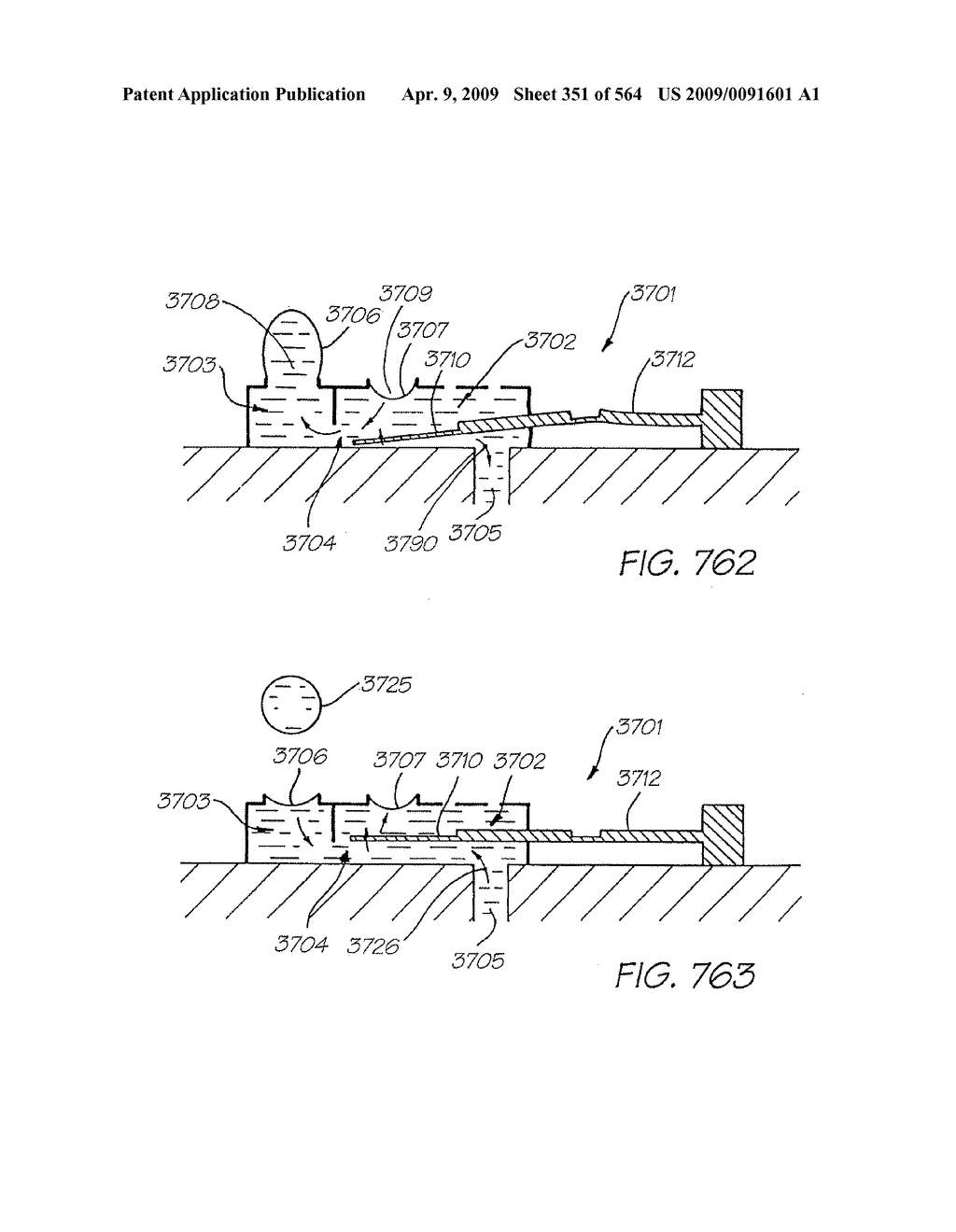 Inkjet Nozzle Utilizing Electrostatic Attraction Between Parallel Plates - diagram, schematic, and image 352