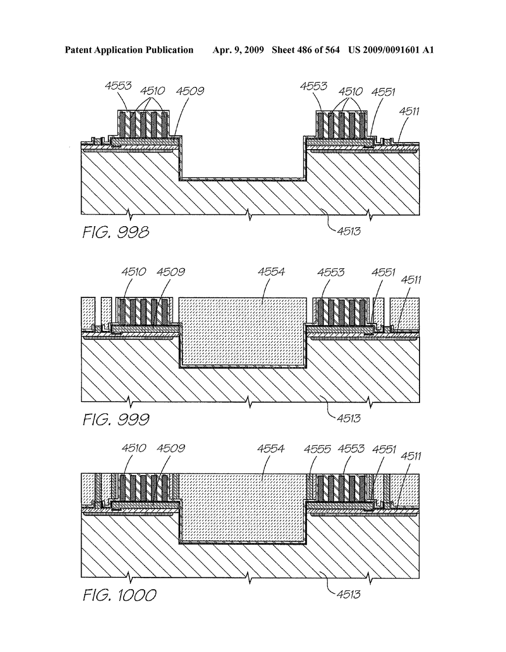 Inkjet Nozzle Utilizing Electrostatic Attraction Between Parallel Plates - diagram, schematic, and image 487
