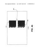 Simultaneously multi-temporal visual test and method and apparatus therefor diagram and image