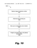 Defining a bounding box for projected images diagram and image