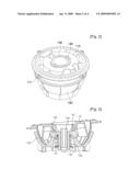 Assembly Structure Of Side Mirror For Automobile diagram and image