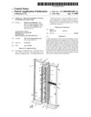 Vertical cable management system with ribcage structure diagram and image