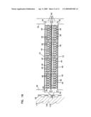 Vertical cable management system with ribcage structure diagram and image