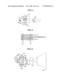 IMAGE DISPLAY APPARATUS THAT REDUCES ILLUMINANCE IRREGULARITY, PROJECTION-TYPE IMAGE DISPLAY APPARATUS USING THE IMAGE DISPLAY APPARATUS AND REAR-PROJECTION TELEVISION diagram and image