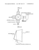 IMAGE DISPLAY APPARATUS THAT REDUCES ILLUMINANCE IRREGULARITY, PROJECTION-TYPE IMAGE DISPLAY APPARATUS USING THE IMAGE DISPLAY APPARATUS AND REAR-PROJECTION TELEVISION diagram and image