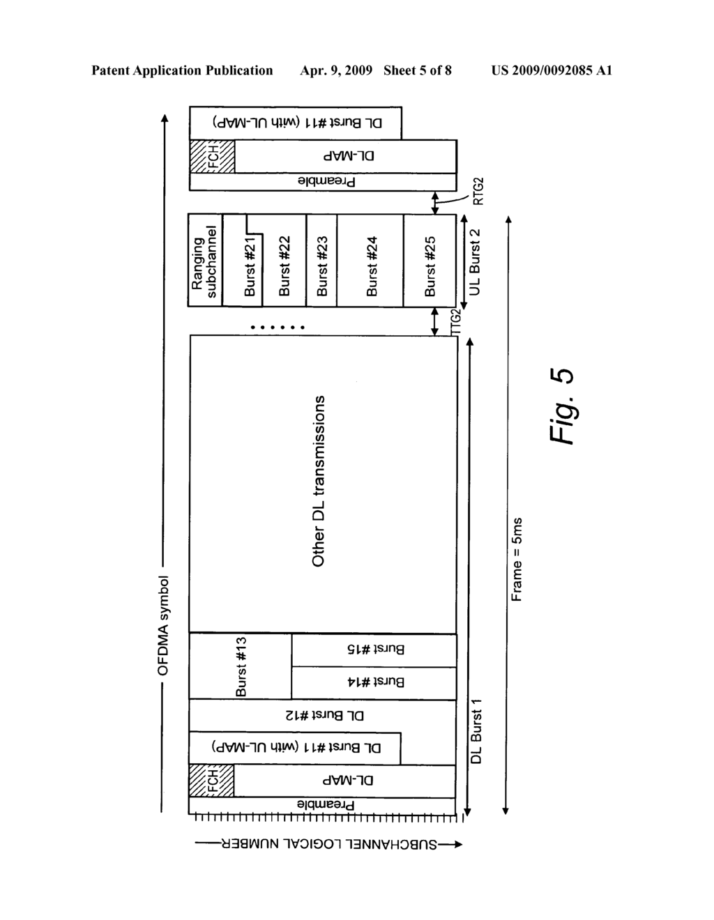 TELECOMMUNICATIONS FRAME STRUCTURE ACCOMODATING DIFFERING FORMATS - diagram, schematic, and image 06