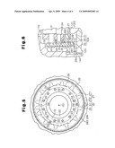 Turbocharger with variable nozzle mechanism diagram and image