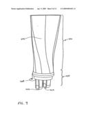 VARIABLE PITCH ROTOR BLADE WITH DOUBLE FLEXIBLE RETENTION ELEMENTS diagram and image