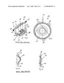 Securing element for fastening moving blades diagram and image