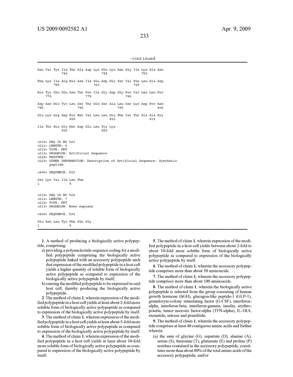 Compositions and methods for modifying properties of biologically active polypeptides - diagram, schematic, and image 332