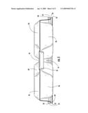 USING FOOD SERVING TRAY ASSEMBLY HAVING DISPOSAL OPENING WITH DEEP SERVING WELLS diagram and image