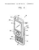 MOBILE TERMINAL AND IMAGE DISPLAY METHOD THEREOF diagram and image