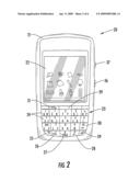 MOBILE WIRELESS COMMUNICATIONS DEVICE WITH REDUCED INTERFERING RF ENERGY INTO RF METAL SHIELD SECURED ON CIRCUIT BOARD diagram and image