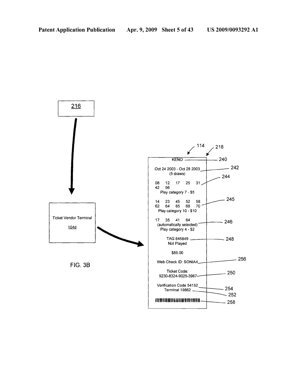 Systems, Apparatus and Methods for Providing Advertisements and Other Information to On-line Lottery and On-line Game Players - diagram, schematic, and image 06