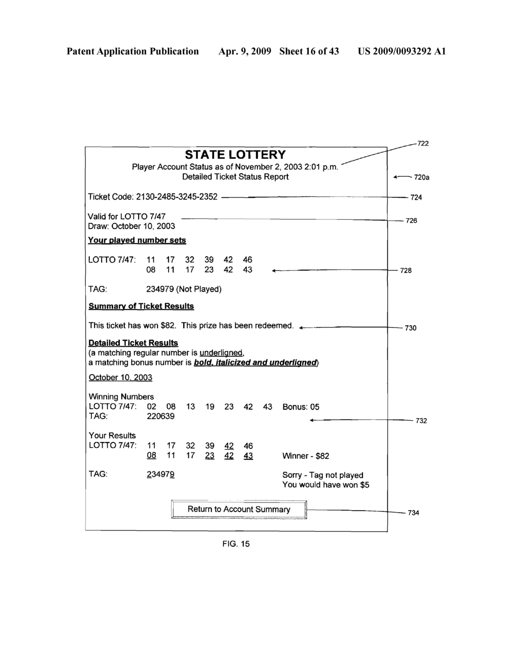 Systems, Apparatus and Methods for Providing Advertisements and Other Information to On-line Lottery and On-line Game Players - diagram, schematic, and image 17