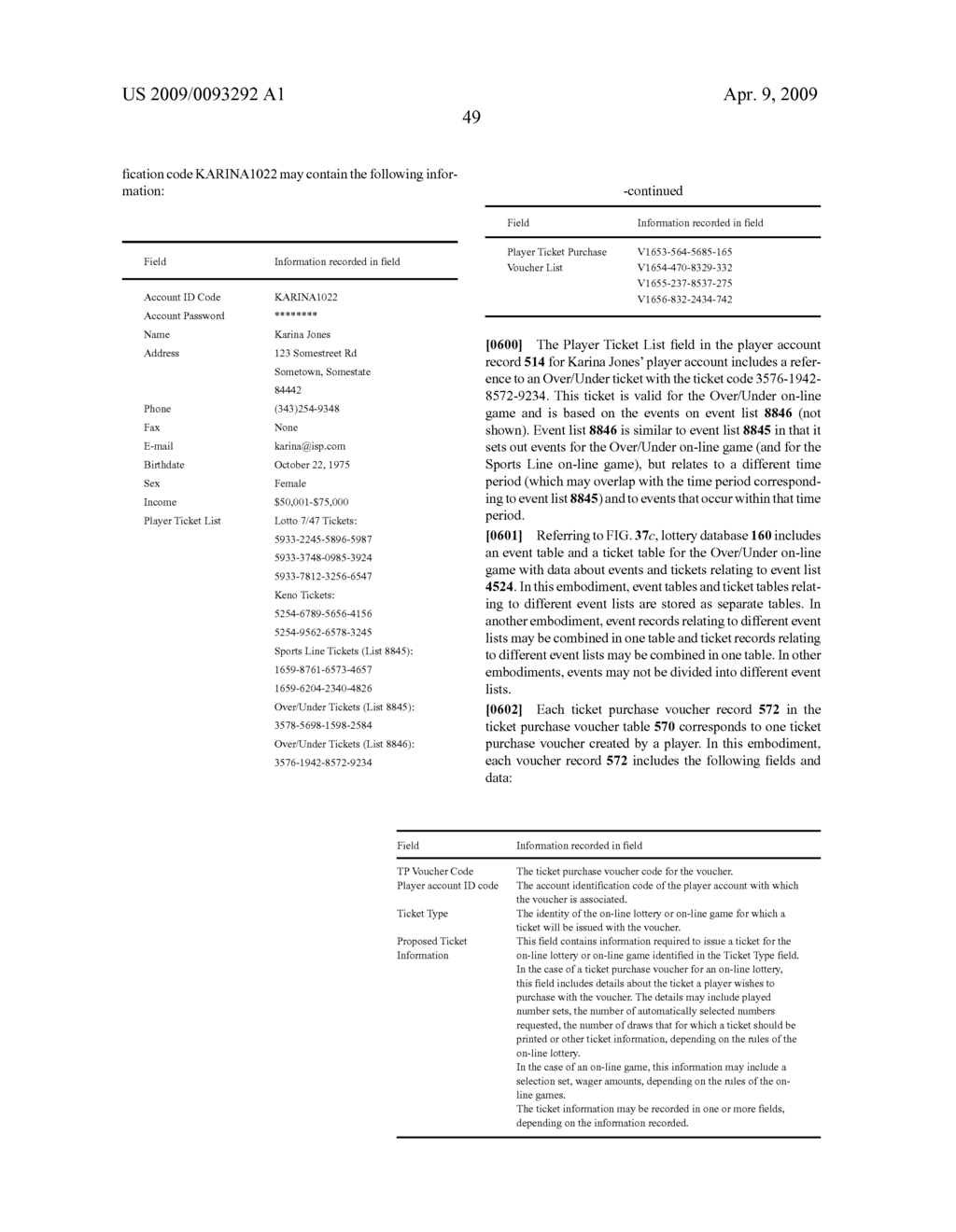 Systems, Apparatus and Methods for Providing Advertisements and Other Information to On-line Lottery and On-line Game Players - diagram, schematic, and image 93