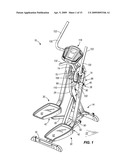 CROSS TRAINER EXERCISE APPARATUS diagram and image