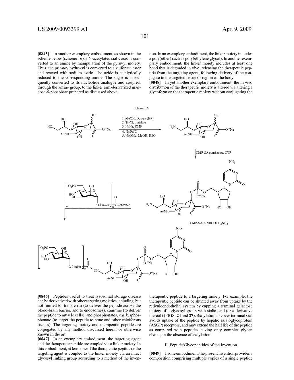 Glycopegylation methods and proteins/peptides produced by the methods - diagram, schematic, and image 599