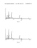 Synthetic graft having a glass network diagram and image