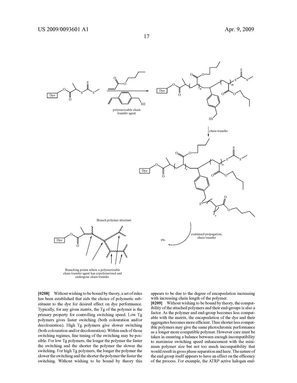 Photochromic Compounds Comprising Polymeric Substituents And Methods For Preparation And Use Thereof - diagram, schematic, and image 20