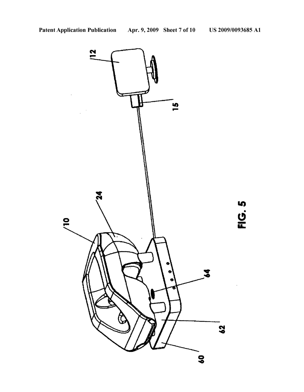 VIDEO OBSERVATION OF A PATIENT'S FACE DURING A MEDICAL PROCEDURE WHILE THE PATIENT IS IN A PRONE POSITION - diagram, schematic, and image 08