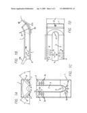 Medical-procedure assistance device and method with improved optical contrast, and new practitioner-safety, device-fixation, electrode and magnetic treatment and lumen-dilation capabilities diagram and image