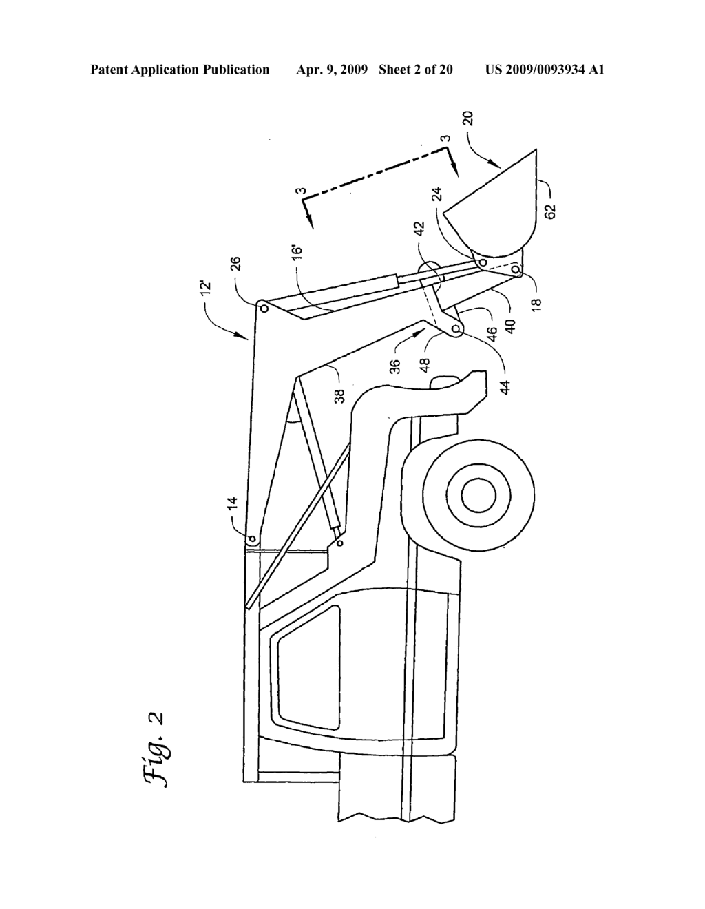 Apparatus Protecting Vehicle With Bucket When Bucket Strikes Fixed Object - diagram, schematic, and image 03