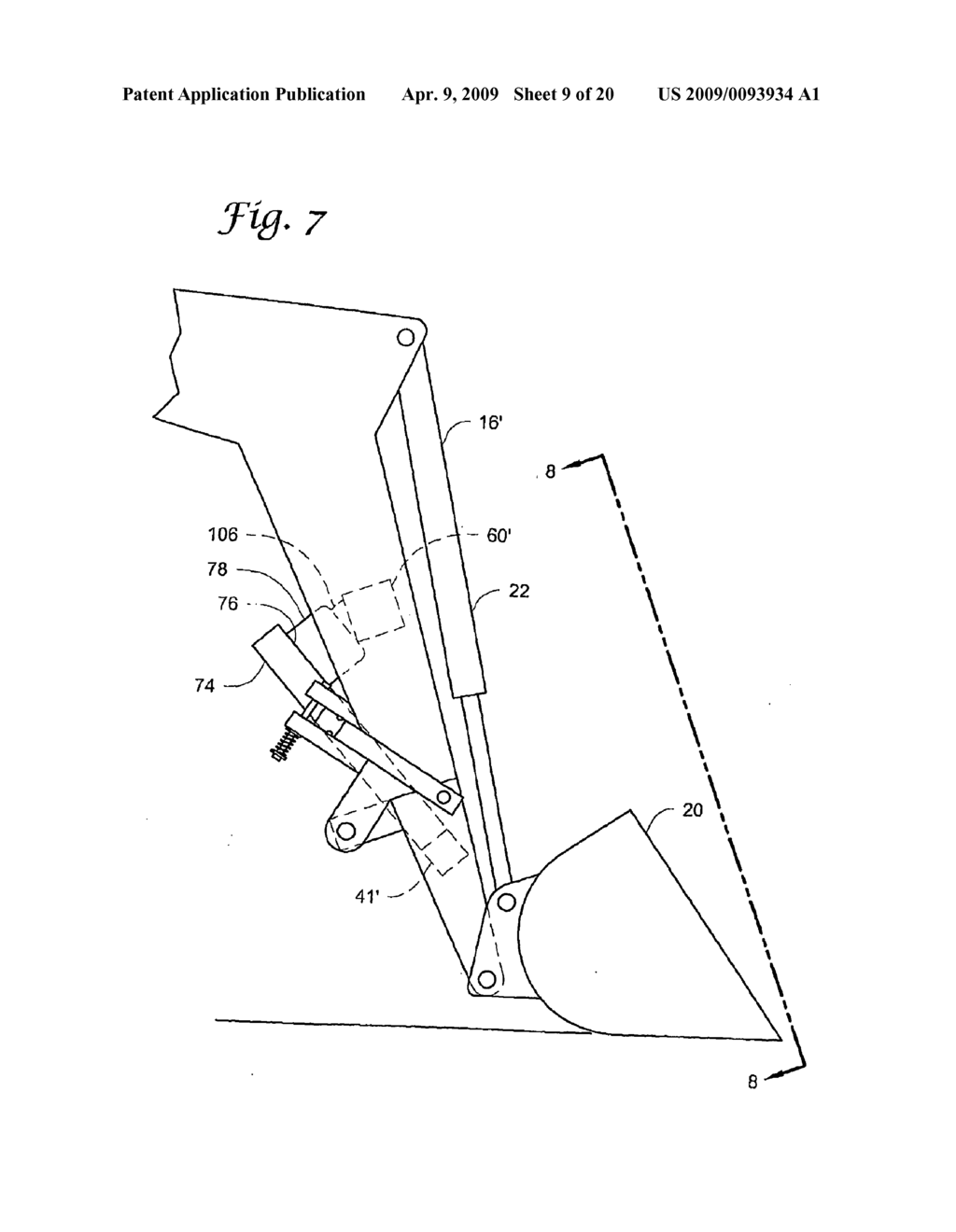 Apparatus Protecting Vehicle With Bucket When Bucket Strikes Fixed Object - diagram, schematic, and image 10