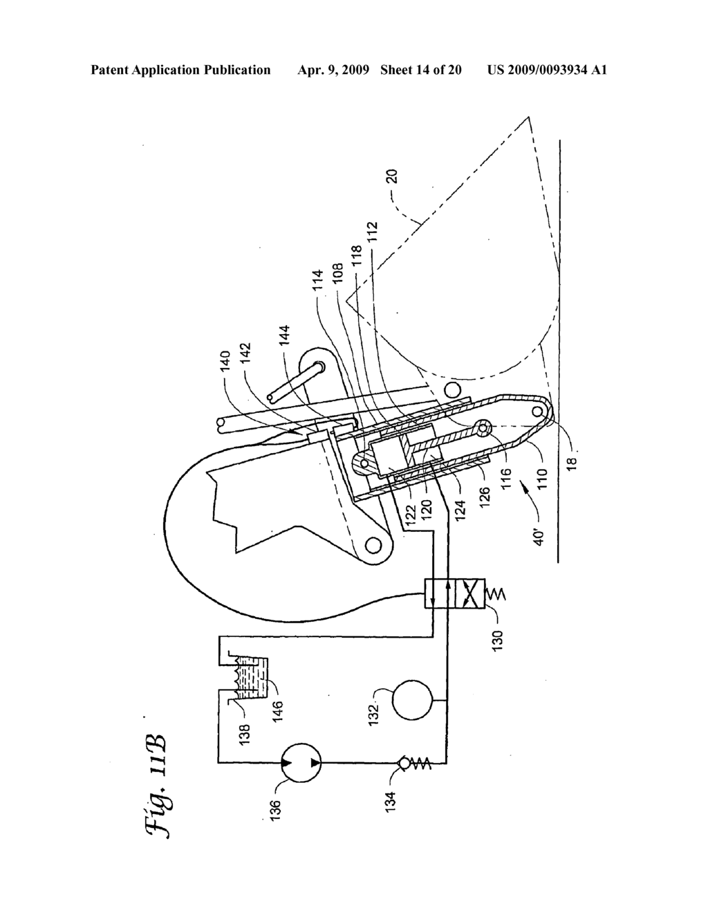 Apparatus Protecting Vehicle With Bucket When Bucket Strikes Fixed Object - diagram, schematic, and image 15