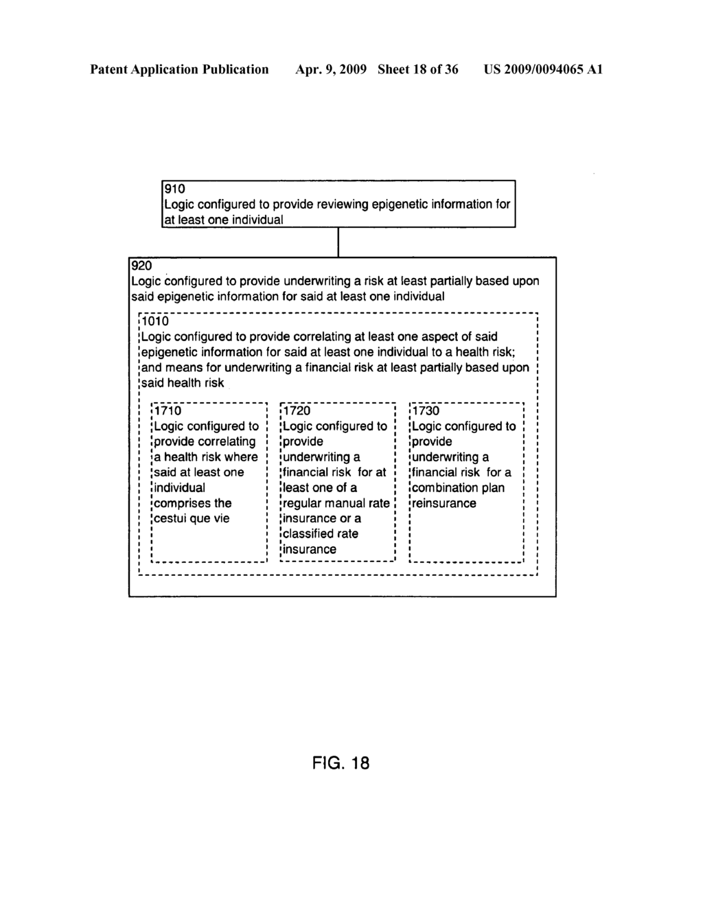 Systems and methods for underwriting risks utilizing epigenetic information - diagram, schematic, and image 19