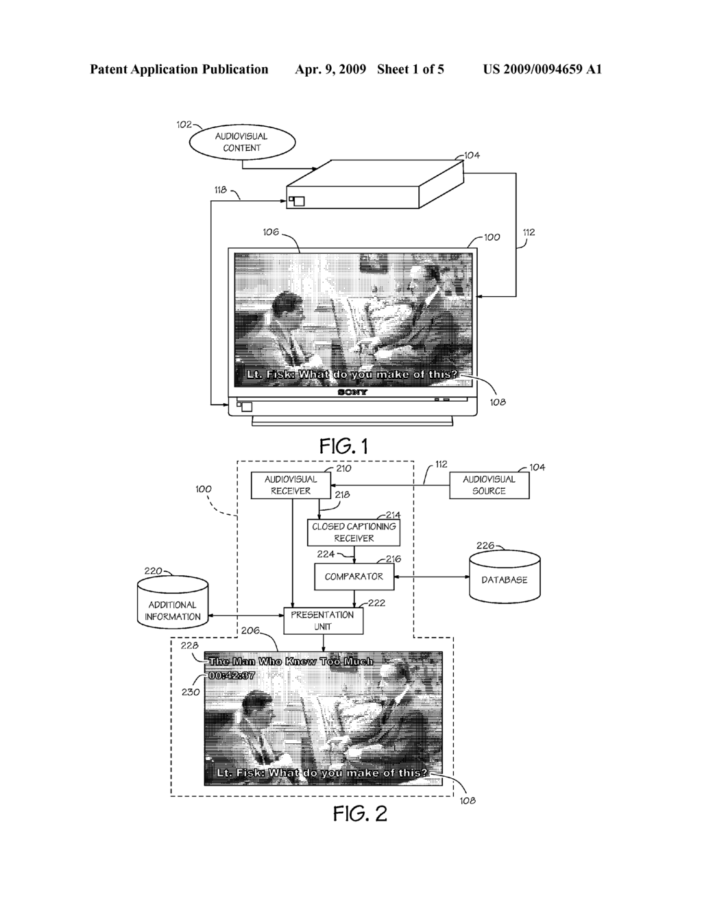 Identification of Streaming Content and Estimation of Playback Location Based on Closed Captioning - diagram, schematic, and image 02