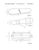 Sandal with adjustable straps and interchangeable mix and match straps and insoles diagram and image