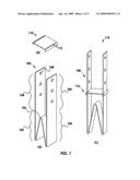 Non-top supported fence installation bracket diagram and image