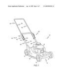 HANDLE HEIGHT ADJUSTMENT FOR WALK BEHIND MOWER diagram and image