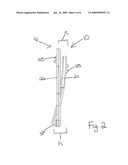 Temporary pants hemming / cuffing devices diagram and image