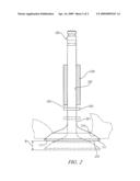 Intake valve for lessening accumulation of high boiling fraction from fuel diagram and image